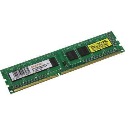 QUMO QUM3U-4G1600С11L DDR3 DIMM 4Gb PC3-12800 CL11, Low Voltage