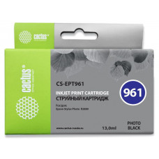 Картридж струйный Cactus CS-EPT961 фото черный (13мл) для Epson Stylus Photo R2880
