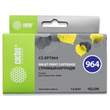 Картридж струйный Cactus CS-EPT964 желтый (13мл) для Epson Stylus Photo R2880