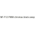 Noctua NF-F12 PWM Chromax (4пин, 120x120x25мм, 22.4дБ, 1500 об/мин)