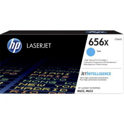 Картридж HP CF461X (№656X) Cyan для HP Color LaserJet M652/M653