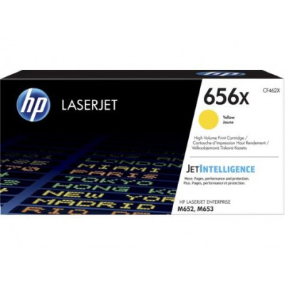 Картридж HP CF462X (№656X) Yellow для HP Color LaserJet M652/M653