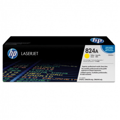 Картридж HP CB382A (№824A) Yellow для HP LJ CP6015/CM6030mfp/CM6040mfp