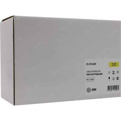Картридж Cactus CS-CF332AV Yellow для HP LJ M651dn/M651n/M651xh