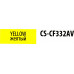 Картридж Cactus CS-CF332AV Yellow для HP LJ M651dn/M651n/M651xh