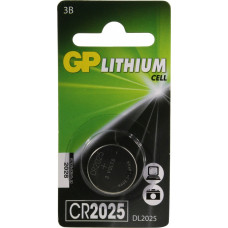 GP Lithium Cell CR2025 (Li, 3V)