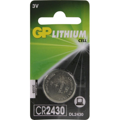 GP Lithium Cell CR2430 (Li, 3V)