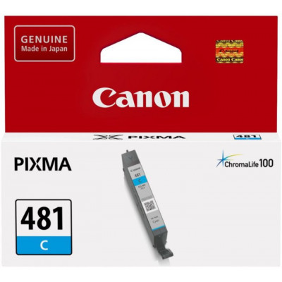 Чернильница Canon CLI-481C Cyan для Pixma TR7540/TR8540/TS6140/TS8140/TS9140