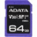 ADATA Premier Pro ASDX64GUI3V30S-R SDXC Memory Card 64Gb V30 UHS-I U3 Class10