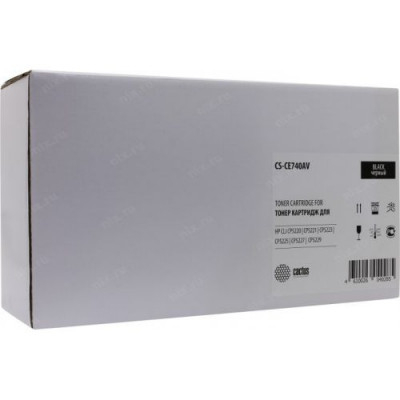 Картридж Cactus CS-CE740A(V) Black для HP LJ CP5220/CP5221/CP5223/CP5225
