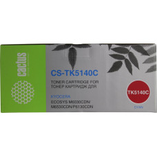 Картридж Cactus CS-TK5140C Cyan для Kyocera Ecosys M6030cdn/M6530cdn/P6130cdn