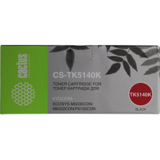 Картридж Cactus CS-TK5140K Black для Kyocera Ecosys M6030cdn/M6530cdn/P6130cdn