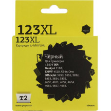 Картридж T2 ic-hF6V19A (№123XL) Black для HP DJ 1110, OJ 3830/2/3/4/5 4650/1/2/4/5/7/8