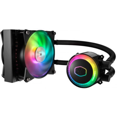 Cooler Master MLX-D12M-A20PC-R1 MasterLiquid ML120R RGB (3пин,775/1155/1366/2011/AM4-FM2+,6-30дБ, 650-2000об/м)