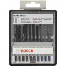 Bosch ROBUST Line 2607010574 Набор пилок для лобзика (10 шт)