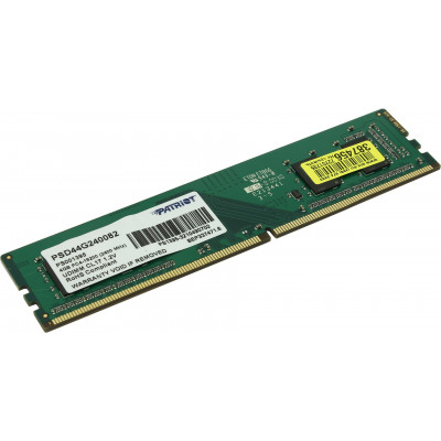 Patriot PSD44G240082 DDR4 DIMM 4Gb PC4-19200 CL17