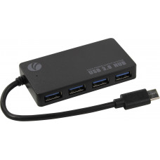 VCOM DH302C USB3.1 Hub 4 port, подкл. USB-C