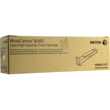 Тонер-картридж XEROX 106R01317 Cyan для WorkCentre 6400 (повышенной ёмкости)