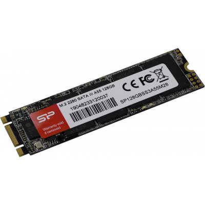 SSD 128 Gb M.2 2280 B&M 6Gb/s Silicon Power A55 SP128GBSS3A55M28 3D TLC