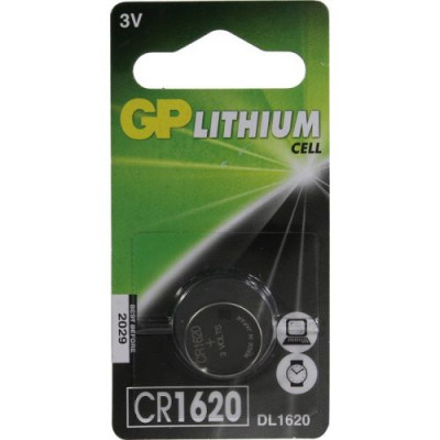 GP Lithium CR1620 (Li, 3V)