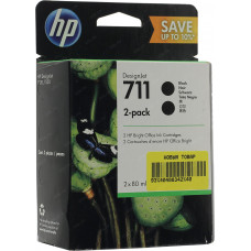 Картридж HP P2V31A 2-pack (№711) Black для HP DesignJet T120, T520