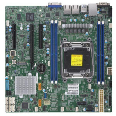 SuperMicro X11SRM-F (RTL) LGA2066 C422 PCI-E SVGA 2xGbLAN SATA RAID MicroATX 4DDR4