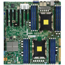 SuperMicro X11DPH-T (RTL) Dual LGA3647 C622 3xPCI-E DSub 2x10GbLAN SATA RAID E-ATX 16DDR4