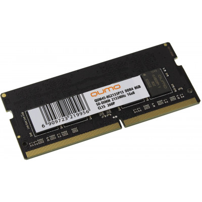 QUMO QUM4S-8G2133P15 DDR4 SODIMM 8Gb PC4-17000 CL15 (for NoteBook)