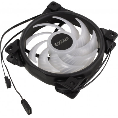 PCCooler HALO RGB (4пин, 120x120x25мм, 29.1дБ, 1000-2000 об/мин)