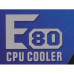 PCCooler E80 Cooler (3пин, 775/1155/AM4-FM2, 22дБ, 2200 об/мин, Al)