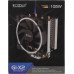 PCCooler GI-X2 Cooler (4пин, 775/1155/AM4-FM2, 26.5дБ, 1000-1800 об/мин, Al+тепл.трубки)