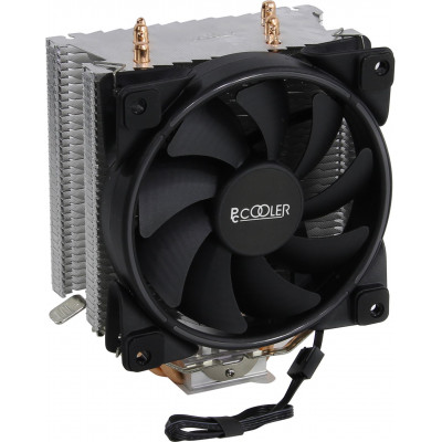 PCCooler GI-X4B Cooler (4пин, 1155/AM4, 26.5дБ, 1000-1800 об/мин, Al+тепл.трубки)