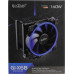 PCCooler GI-X6B Cooler (4пин, 775/1155, 26.5дБ, 1000-1800 об/мин, Al+тепл.трубки)