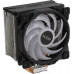 PCCooler GI-D56V HALO RGB Cooler (4пин, 775/1155/1366/AM4-FM2, 29.1дБ, 1000-2000 об/мин, Al+тепл.трубки)