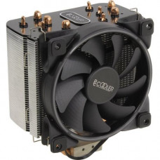 PCCooler GI-H58U CORONA B (4пин, 775/1155/1366/2011/AM4-FM2, 26.5дБ, 1000-1800 об/мин, Al+тепл.трубки)