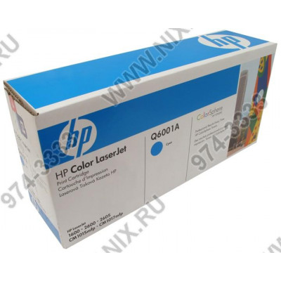Картридж HP Q6001A (№124A) CYAN для HP LJ 2600 серии