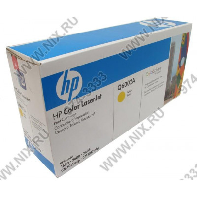 Картридж HP Q6002A (№124A) YELLOW для HP LJ 2600 серии