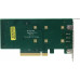 SuperMicro AOC-SLG3-2M2-O PCI-E, 2-port M.2 NVME 2260/2280/22110