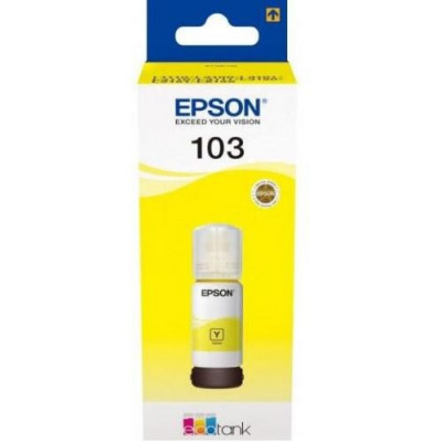 Чернила Epson T00S44A Yellow (65мл) для EPS L1110/3100/3101/3110/3111/3150/3151/5190