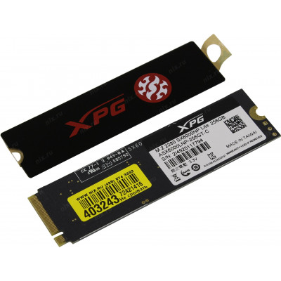 SSD 256 Gb M.2 2280 M ADATA XPG SX6000 Lite ASX6000LNP-256GT-C 3D TLC