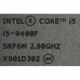 CPU Intel Core i5-9400F 2.9 GHz/6core/1.5+9Mb/65W/8GT/s LGA1151