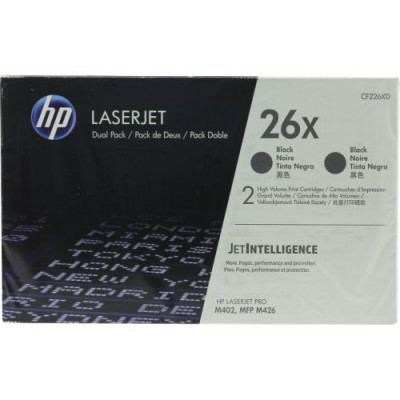 Картридж HP CF226XD (№26X) Dual Pack Black для LaserJet Pro M402, MFP M426 (повышенной емкости)