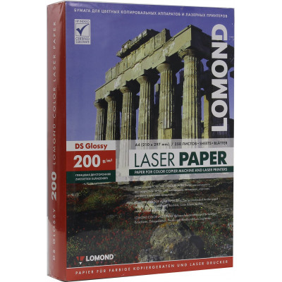 LOMOND 0310341 (A4, 250 листов, 200 г/м2) бумага глянцевая двусторонняя