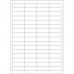 LOMOND 2100205 (A4, 50 листов, 64 части 48.5x16.9мм, 70 г/м2) White, бумага универсальная самоклеящаяся