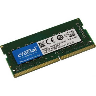 Crucial CT4G4SFS8266 DDR4 SODIMM 4Gb PC4-21300 CL19 (for NoteBook)