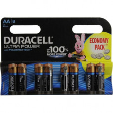 Duracell ULTRA POWER MX1500-8 (LR6) Size AA, 1.5V,щелочной(alkaline) уп. 8 шт