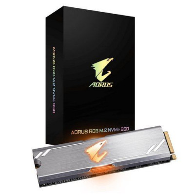 SSD 512 Gb M.2 2280 M GIGABYTE AORUS RGB GP-ASM2NE2512GTTDR 3D TLC