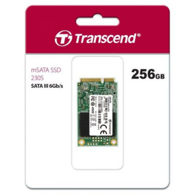 SSD 256 Gb mSATA 6Gb/s Transcend TS256GMSA230S 3D TLC
