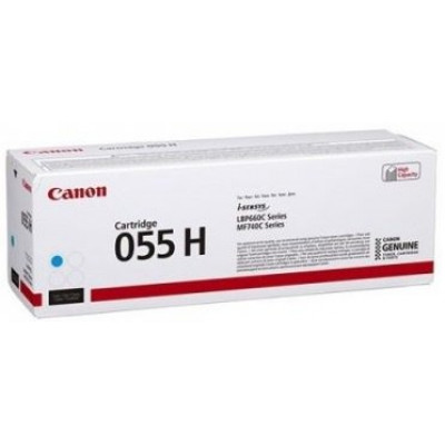 Картридж Canon 055H Cyan для LBP-660C/MF740C серии