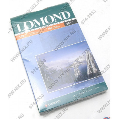 LOMOND 0102063 (A6, 10x15см, 50 листов, 180 г/м2) бумага матовая